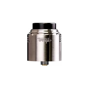 Temple RDA 25mm - VaperzCloud Brush Stainless Steel