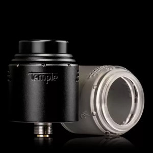 Temple RDA 25mm - VaperzCloud  Matte Black