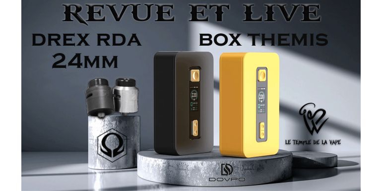 The Dovpo Themis 220W box: Cutting-edge technology for an exceptional vaping experience