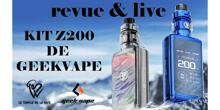Discover the ultimate vaping power with the Z200 kit by GeekVape
