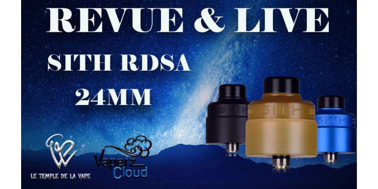 Le RDA Sith RDSA 24mm de Vaperz Cloud : L'Atomiseur Parfait pour les Amateurs de Bottom Feed