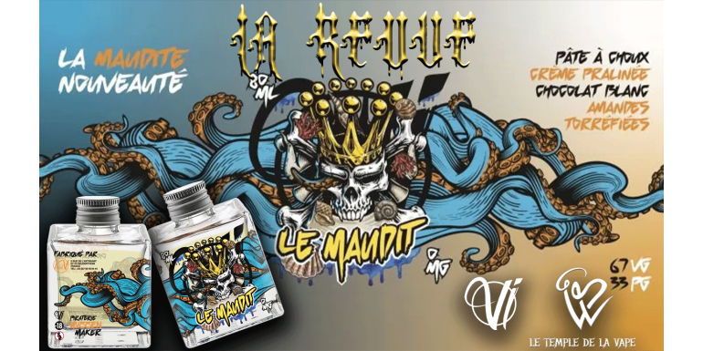 The Maudit 80ml from Vape Institut: a gourmet French e-liquid of superior quality